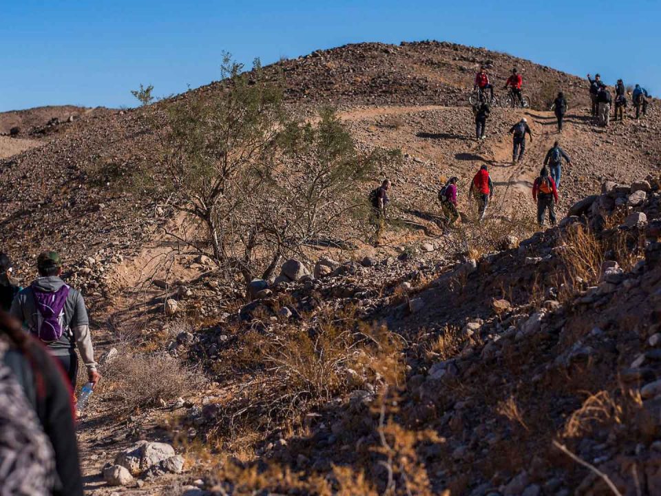 Baja California Mexicali Ciempies Hiking Trail