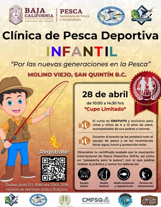 CLINICA DE PESCA DEPORTIVA DEPORTIVA INFANTIL
